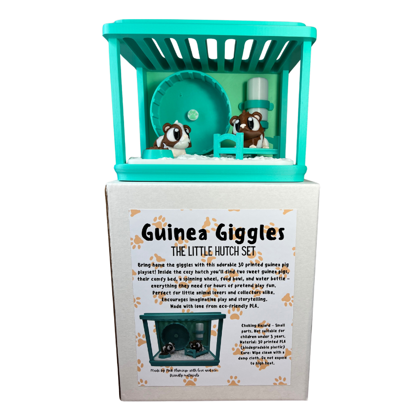 Guinea giggles - The little hutch set