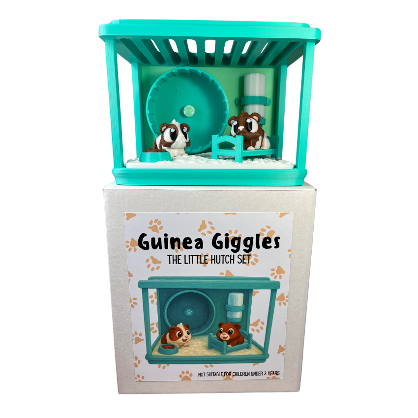 Guinea giggles - The little hutch set