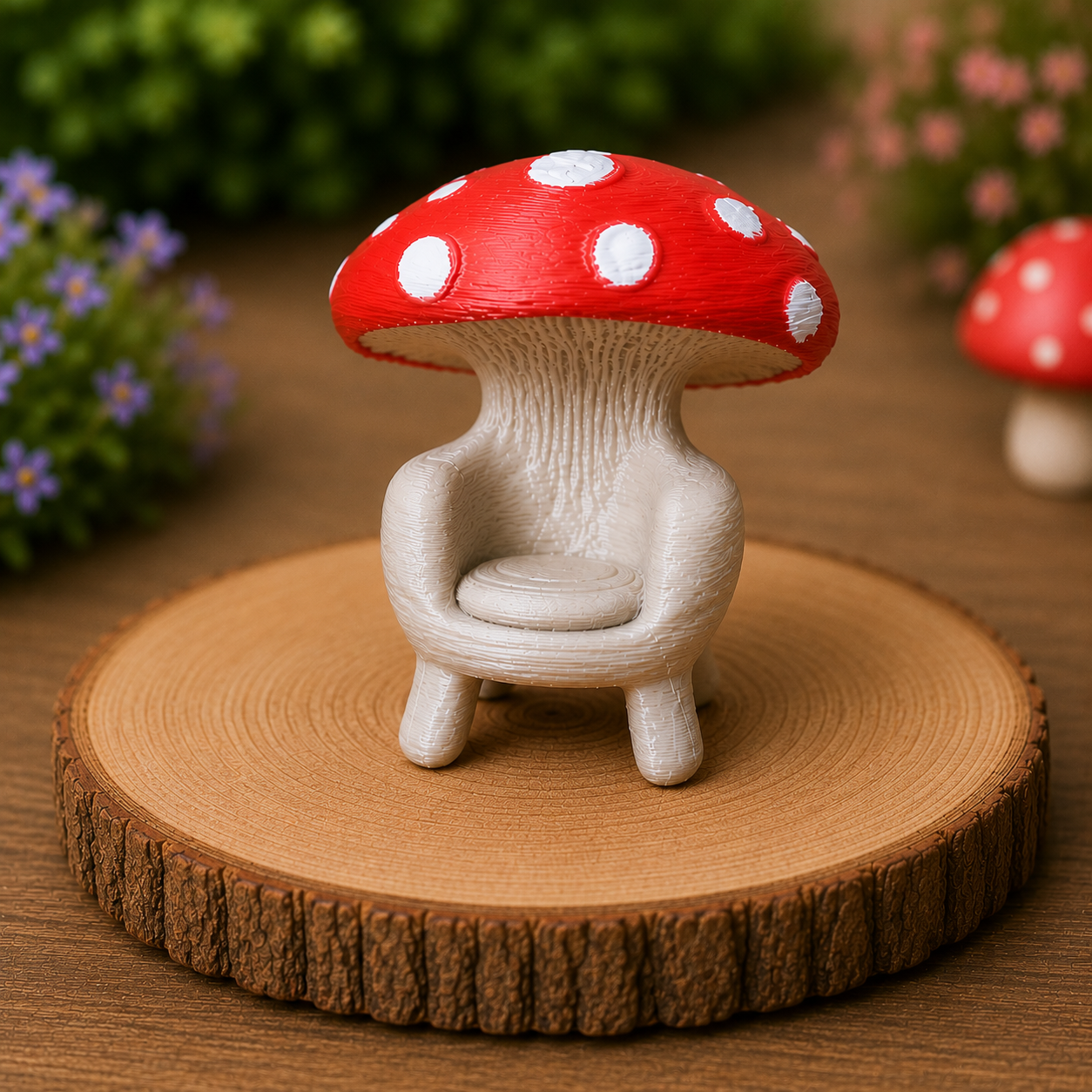 Miniature Mushroom Chair