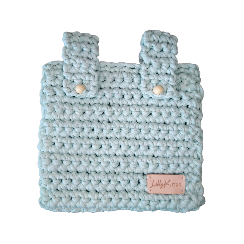 Crochet stroller pouch