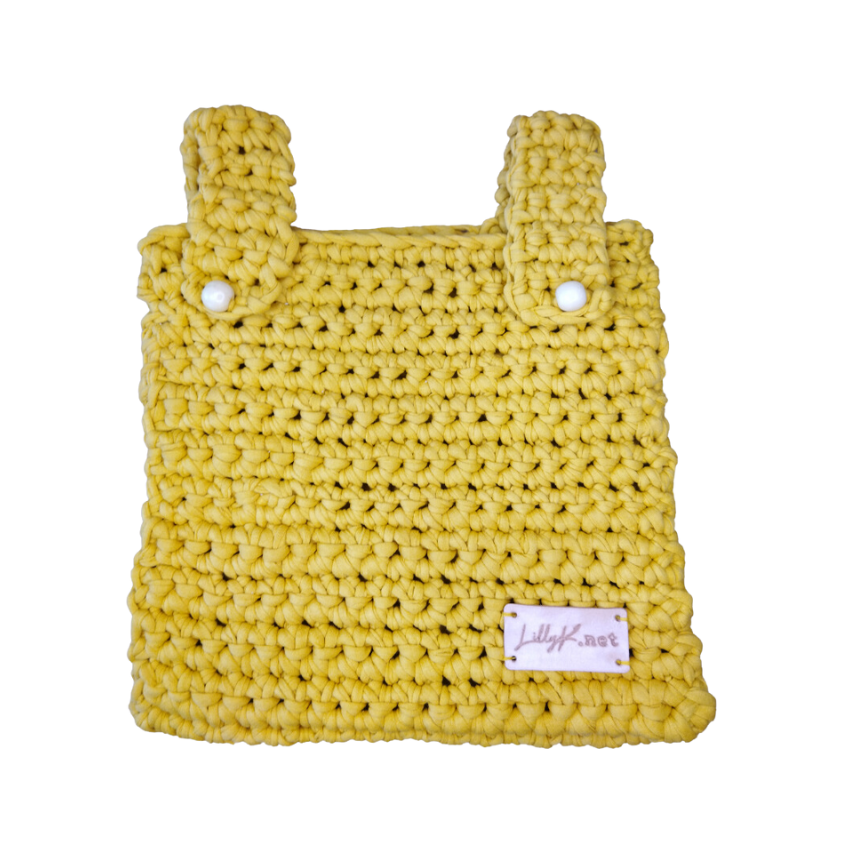 Crochet stroller pouch