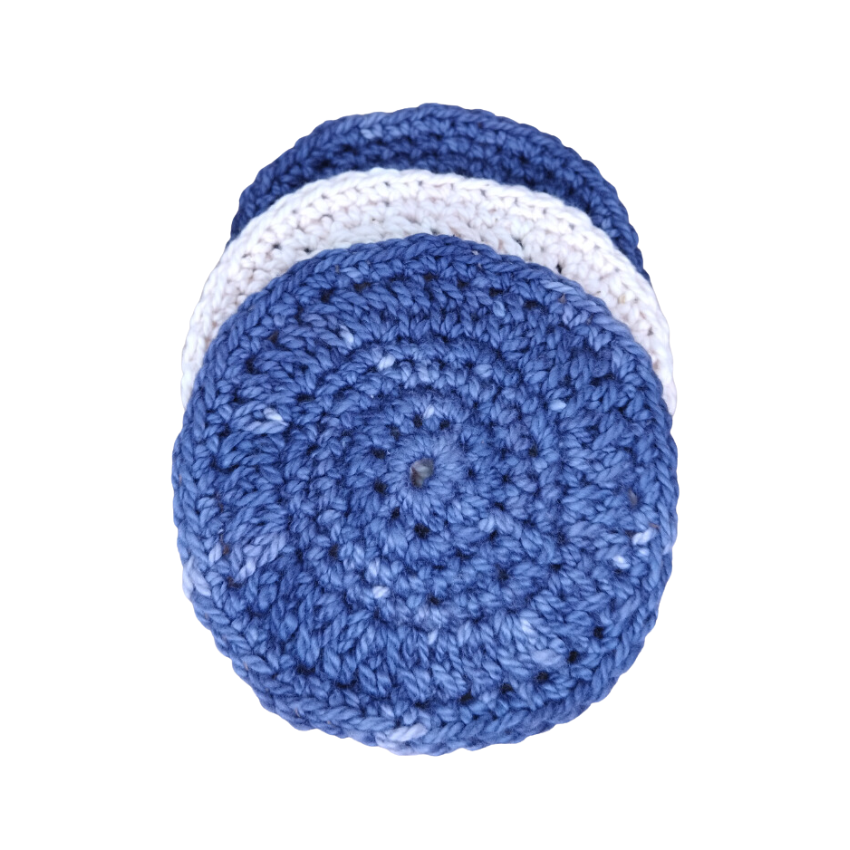 Crochet facial pads