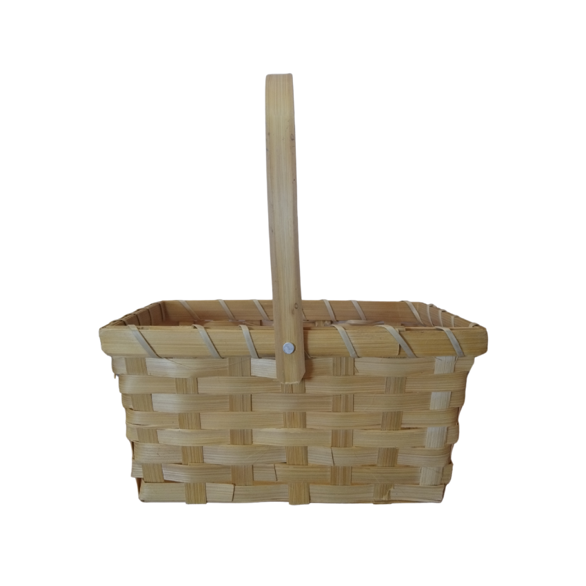 Bamboo woven basket