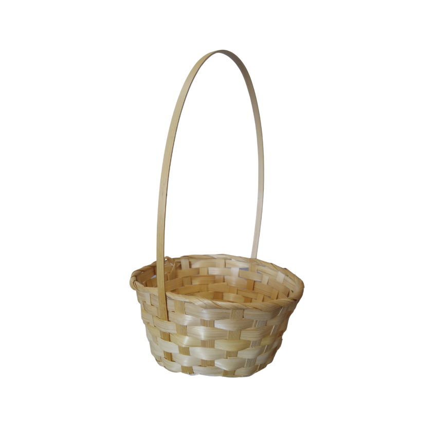Bamboo woven basket