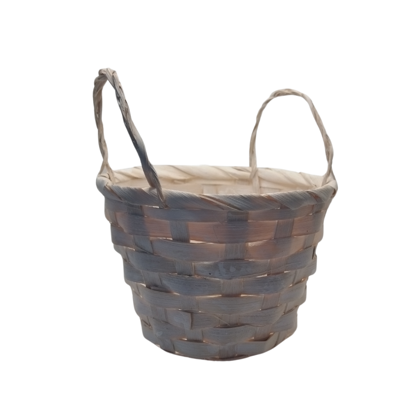 Bamboo woven basket