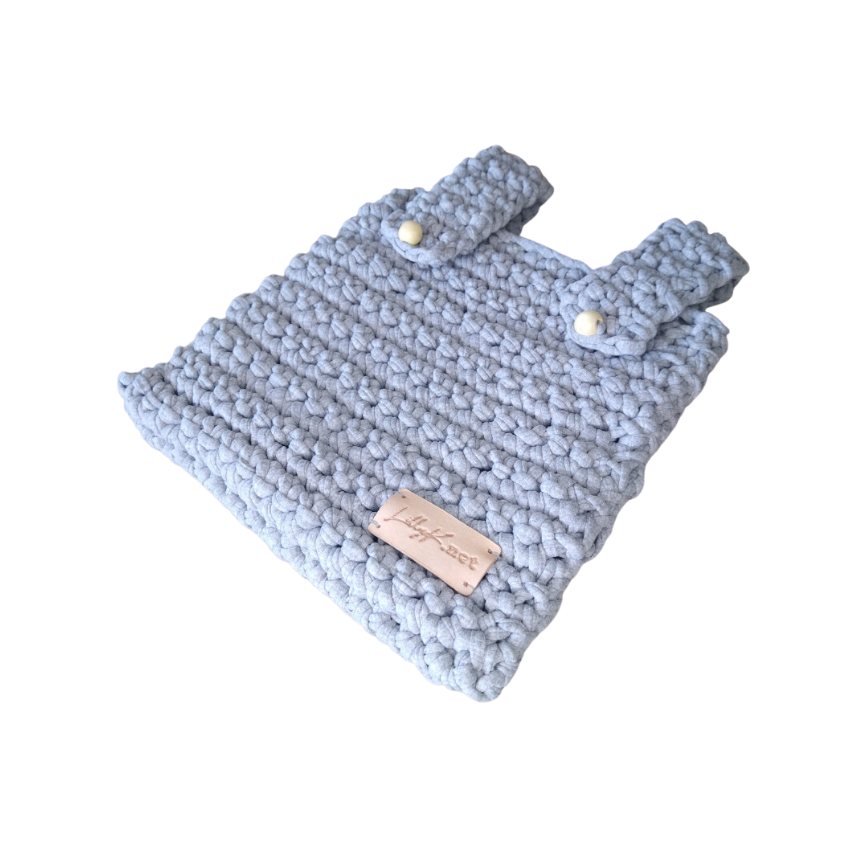 Crochet stroller pouch