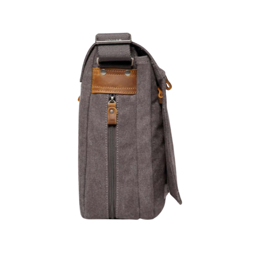 Troop London canvas laptop messenger bag