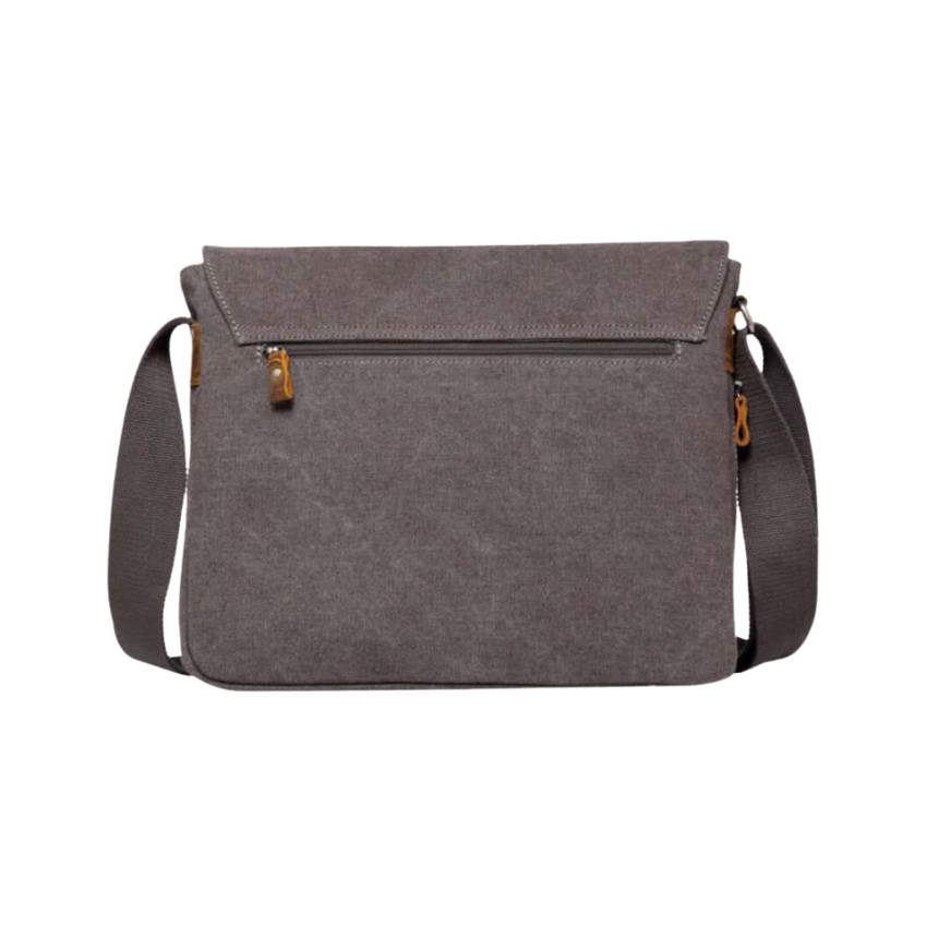 Troop London canvas laptop messenger bag