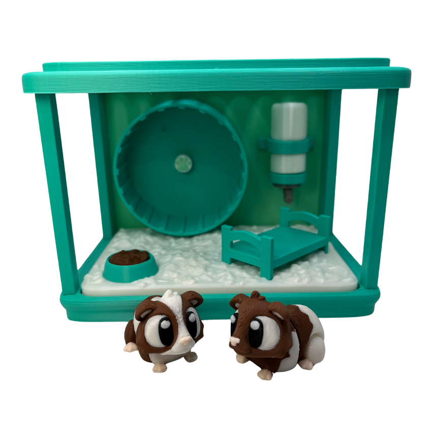Guinea giggles - The little hutch set