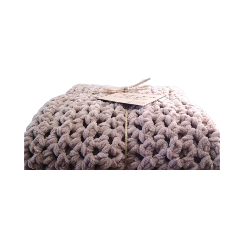 Tobacco brown baby blanket