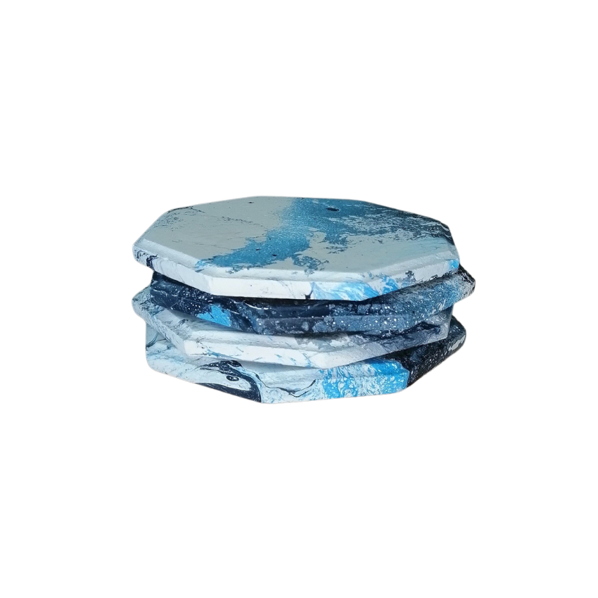 Cement Hydro Dipped Coasters