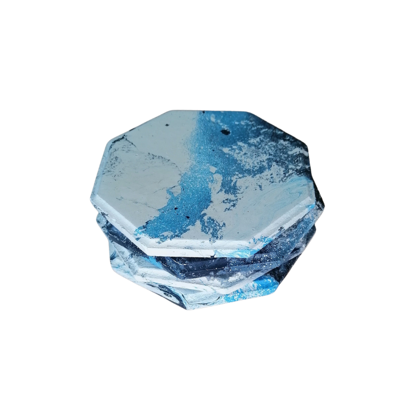 Cement Hydro Dipped Coasters