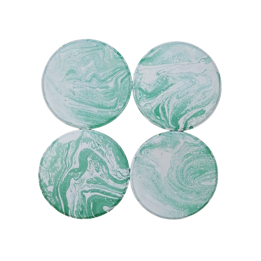 Cement Hydro Dipped Coasters