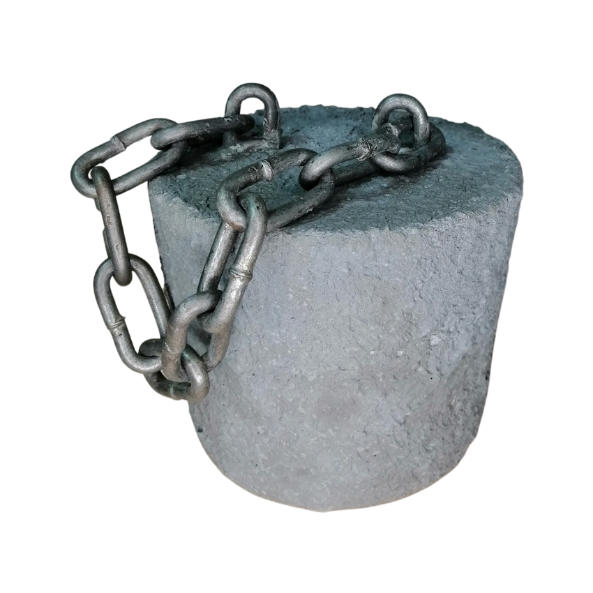 Cement Old Chain Door Stopper