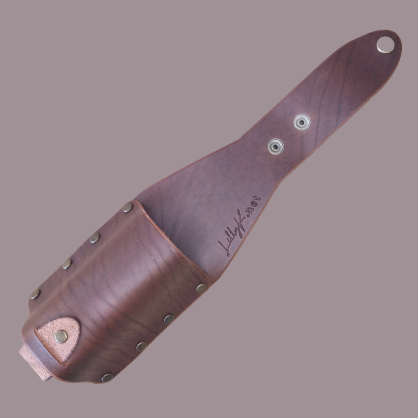 Genuine leather bottle holster