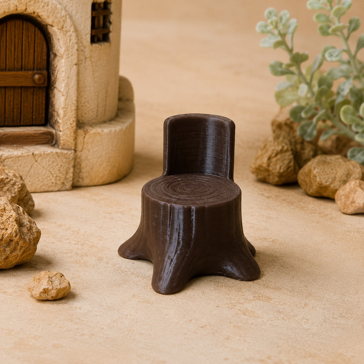 Miniature Wooden Stool
