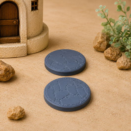 Miniature Pebble Round Blocks