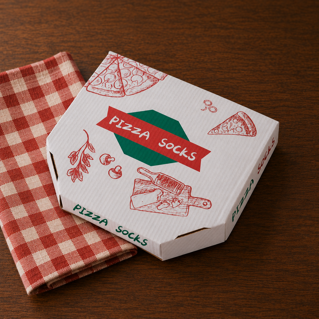 Dad Fuel Pizza Socks