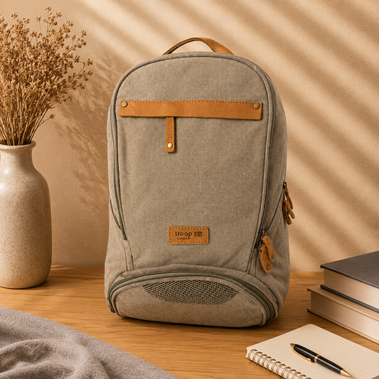 Troop London Utility Backpack With Bottom Pocket