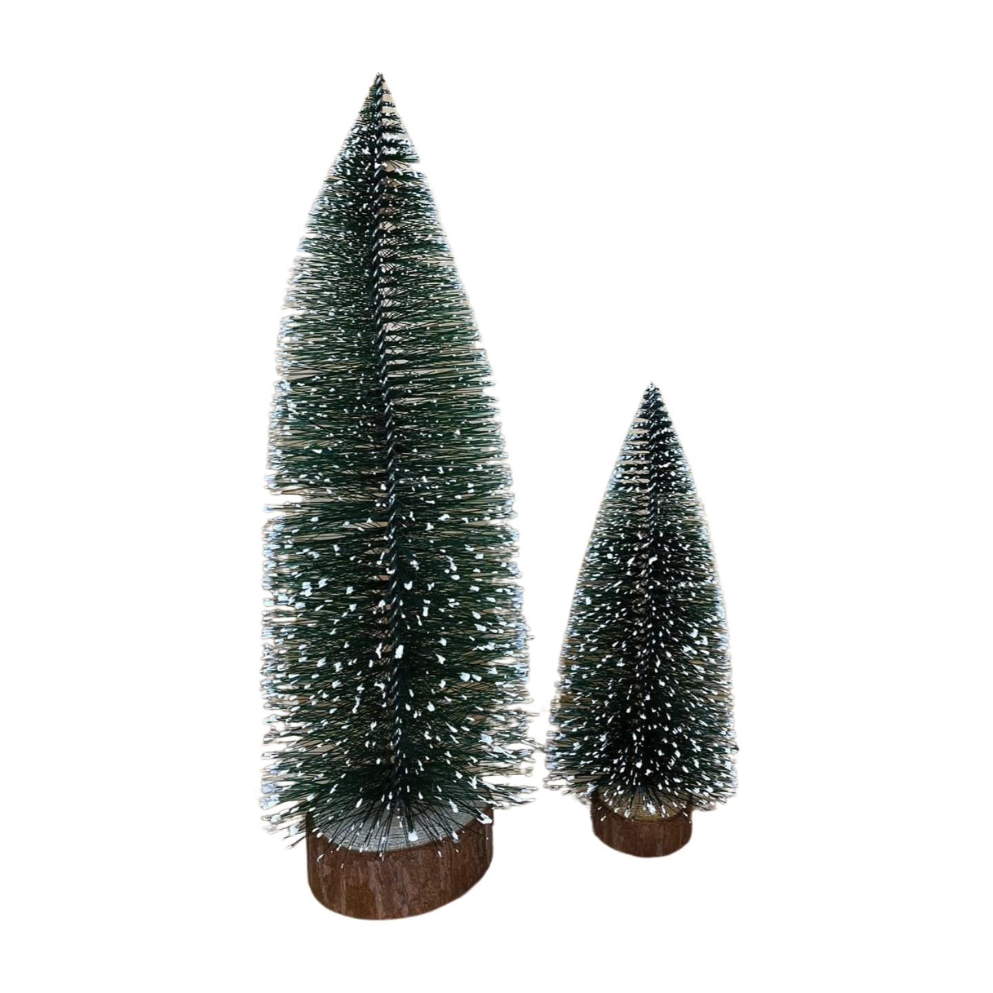 Christmas brush tree