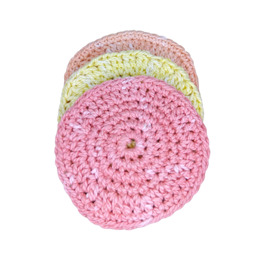 Crochet facial pads
