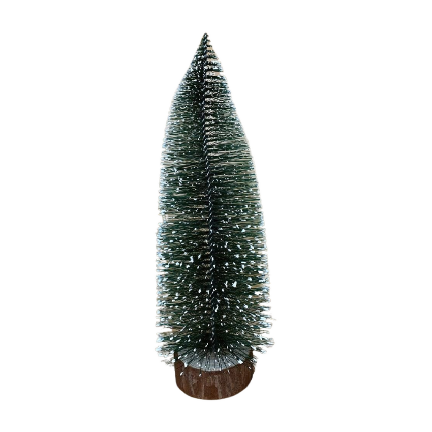 Christmas brush tree