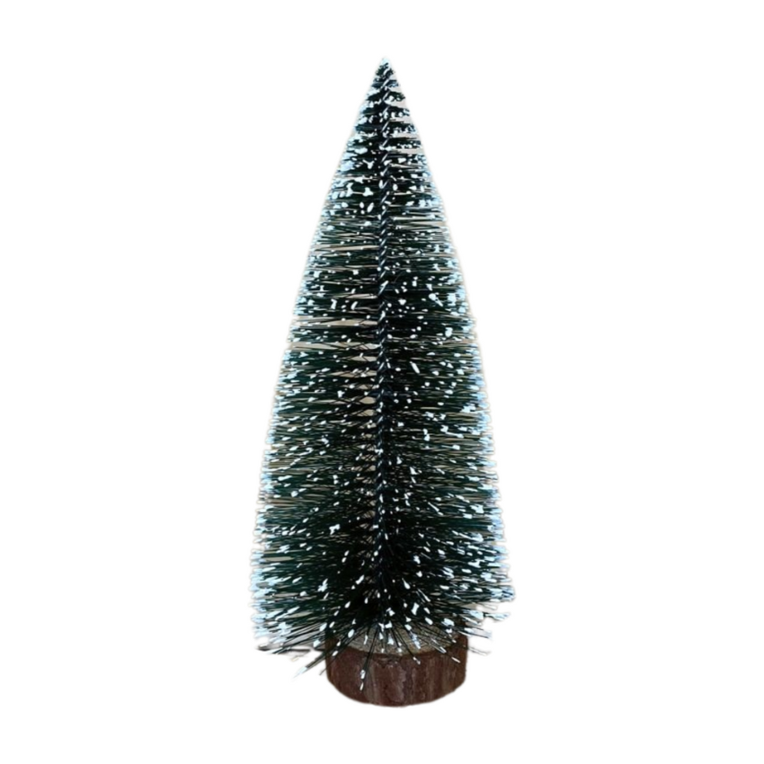 Christmas brush tree