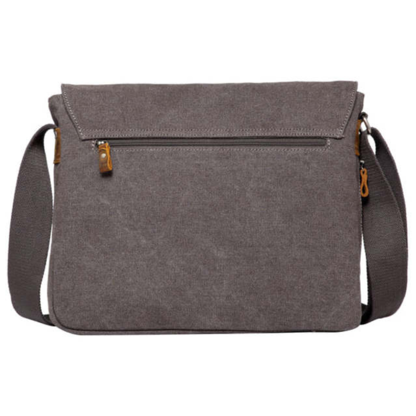 Troop London canvas laptop messenger bag