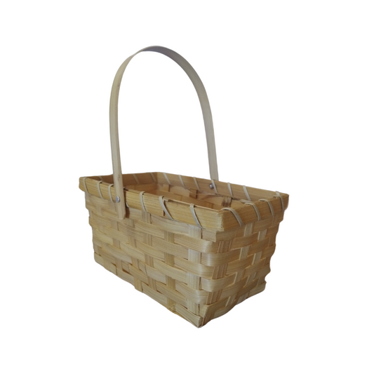 Bamboo woven basket