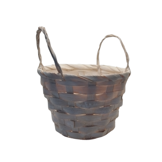 Bamboo woven basket
