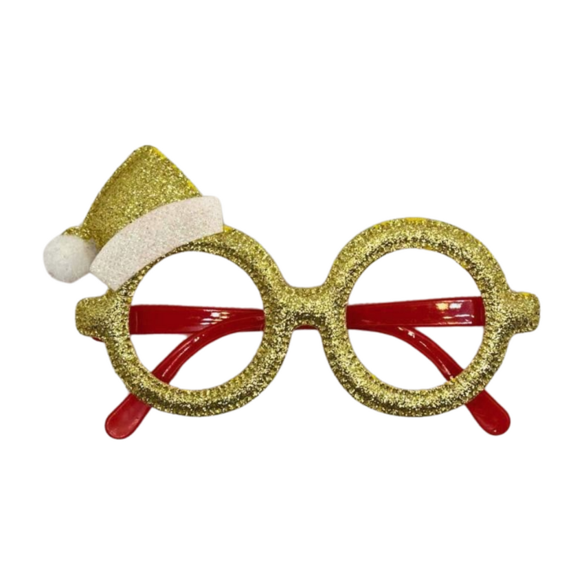 Christmas themed glasses