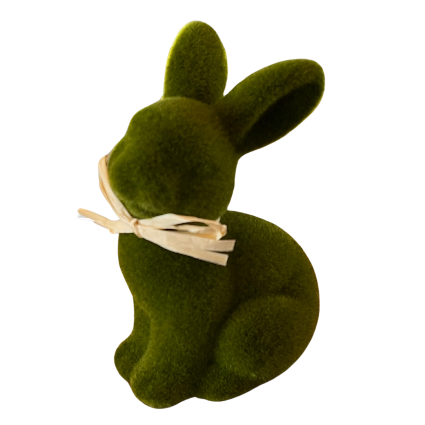 Fabric moss bunny