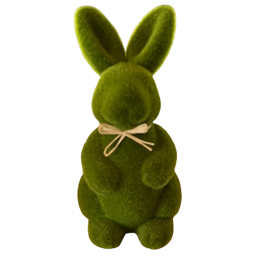 Fabric moss bunny